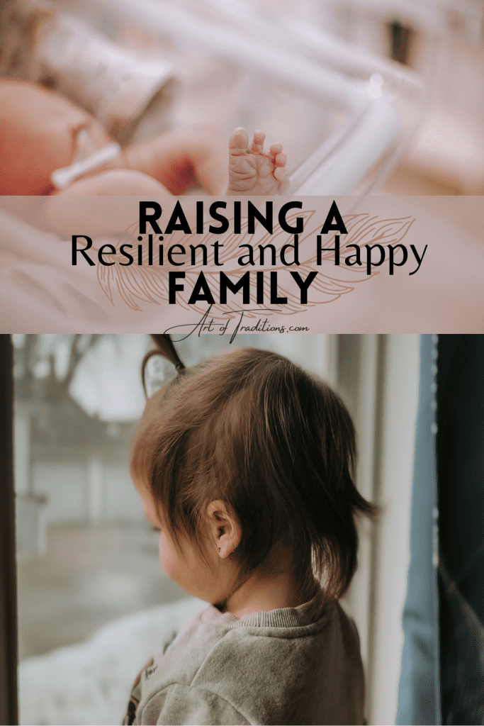 Pinterest pin for Raising a family