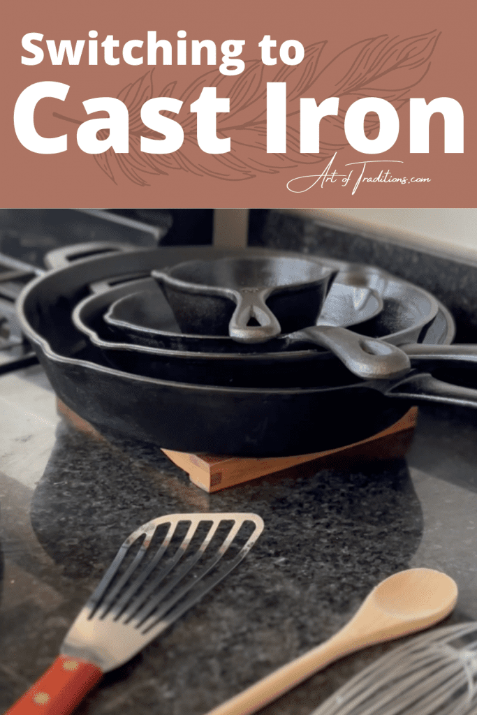 cast iron switch on cinnamon rolls post
