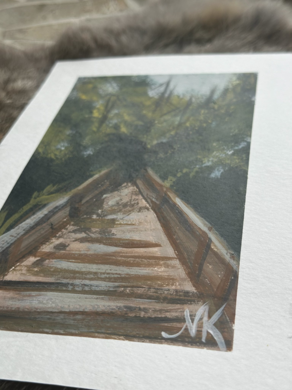 Acrylic Bridge Painting
